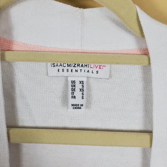 Isaac Mizrahi Liz White Cardigan Women's Size XS - Picture 9 of 9